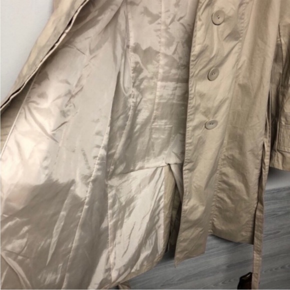 Zara Double Breasted Belted Trench Coat - Picture 4 of 9